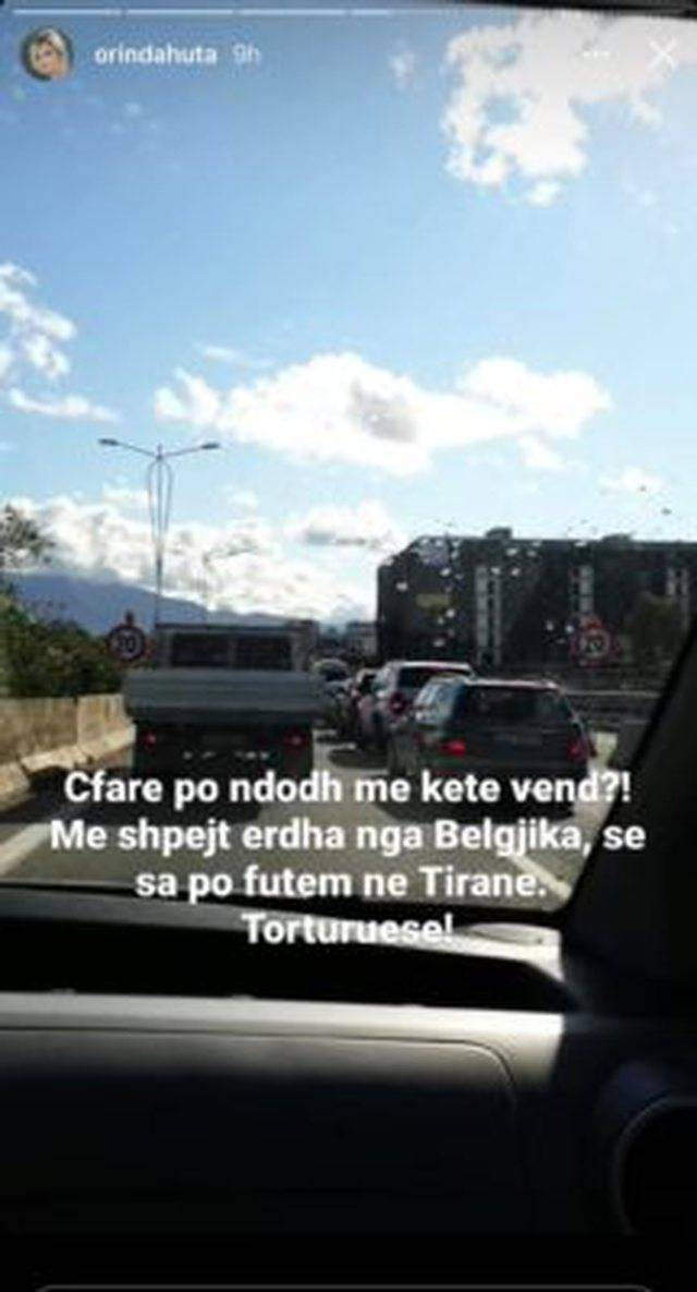 Orinda Huta e shqetësuar, tregon problemin që ndeshi sapo hyri në Tiranë: Torturuese! Çfarë po ndodh me këtë vend? (FOTO) | Lajme.al