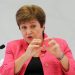 FILE PHOTO: The International Monetary Fund Managing Director, Kristalina Georgieva, speaks at a conference in Riyadh, Saudi Arabia, October 3, 2022. REUTERS/Ahmed Yosri/File Photo