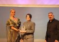 KÜLTÜR VE TURİZM BAKANLIĞI İLE MEZOPOTAMYA SİNEMACILAR KÜLTÜR TANITIM DERNEĞİNCE MARDİN ARTUKLU ÜNİVERSİTESİ KONFERANS SALONU'NDA DÜZENLENEN FESTİVALİN SUNUCULUĞUNU ESKİ MANKEN, OYUNCU VE ŞARKICI TUĞBA ÖZAY YAPTI. (ÇİÇEK DENİZ/MARDİN-İHA)